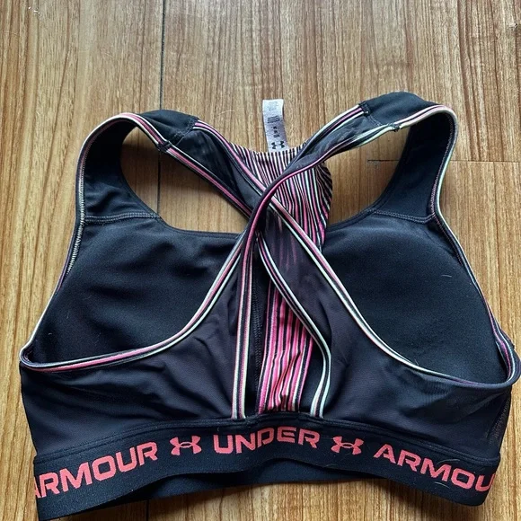 Under Armour Black and Pink Performance Athletic Shorts - Picture 4 of 9